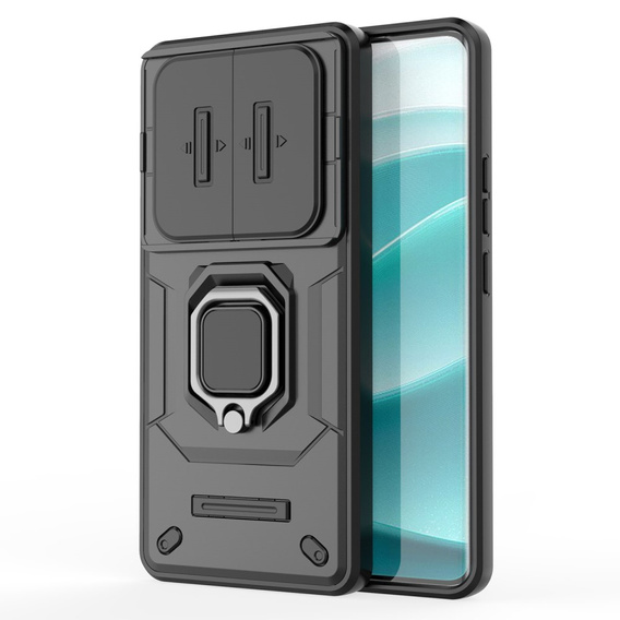 Puzdro pre Xiaomi Redmi Note 14 Pro 5G /  Poco X7 5G, KickStand Camera Lens, čierne