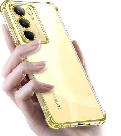Obal na mobil pre Realme 14X / Realme C75, Dropproof, priehľadné