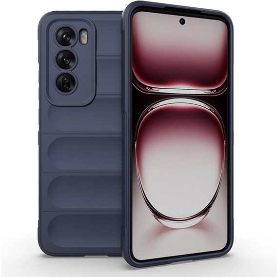 Obal na mobil pre Oppo Reno 12, Gaming Shockproof, tmavomodré