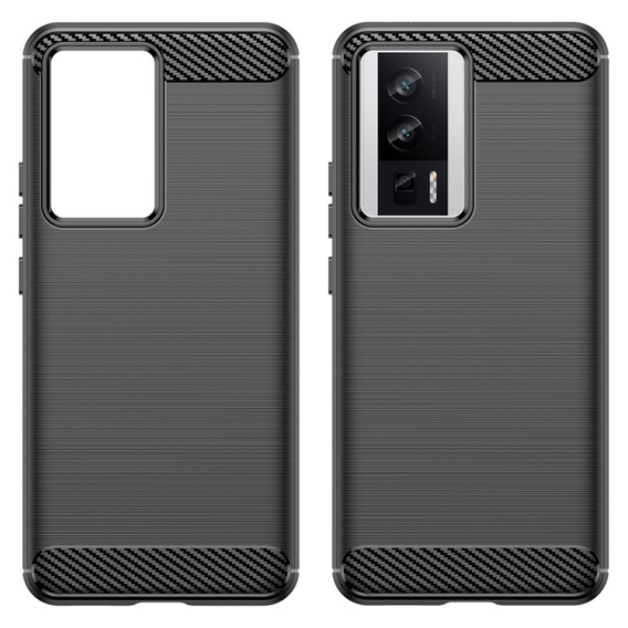 Obal na mobil pre Poco F5 Pro 5G, Carbon, čierne