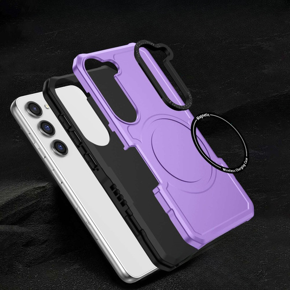 Obal na mobil pre Samsung Galaxy S23 Plus, Protective MagSafe, fialové