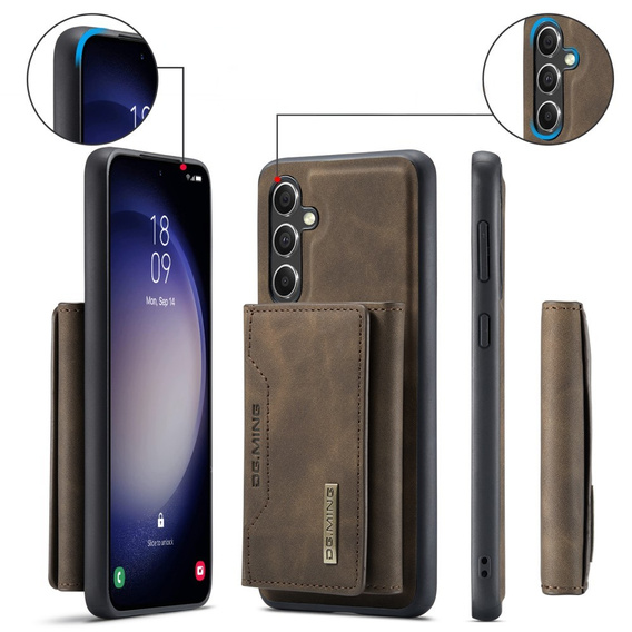 Obal na mobil pre Samsung Galaxy A56 5G, DG.MING 2in1, káva