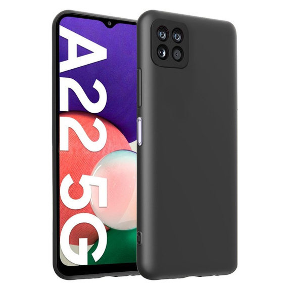 Obal na mobil pre Samsung Galaxy A22 5G, Silicone Lite, čierne