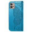 Klapkové puzdro pre Motorola Moto G32, Butterfly, modré