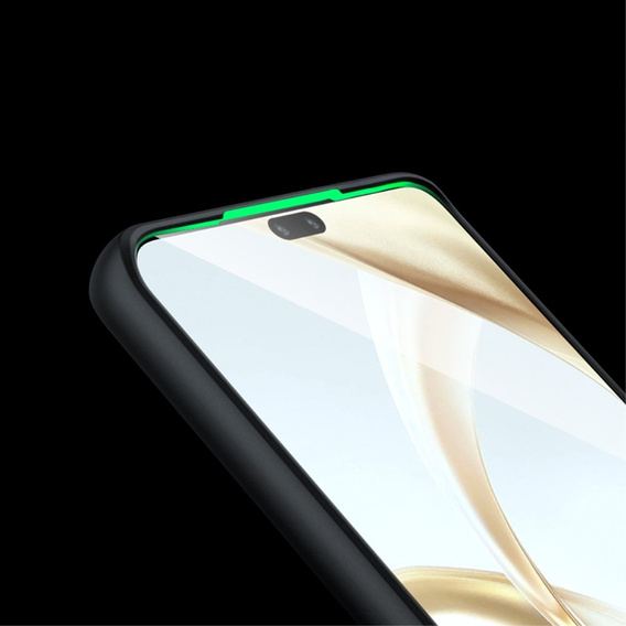 Obal na mobil pre Honor 200 Pro 5G, Fusion Hybrid, transparentné / čierne
