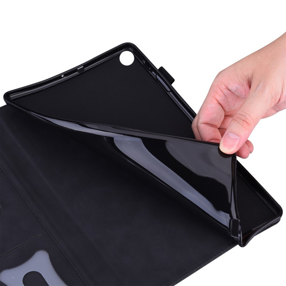Puzdro pre Samsung Galaxy Tab S6 Lite, Classic, s priestorom pre stylus, čierne