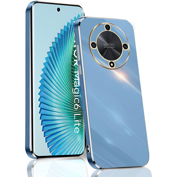 Puzdro pre Honor Magic 6 Lite 5G, Glamour CamShield, modré