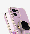 Obal na mobil pre Oppo Reno 13F / Oppo Reno 13FS, Astronaut, fialové