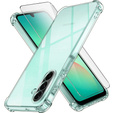 Puzdro pre Samsung Galaxy A26, Erbord Dropproof, priehľadné + sklo