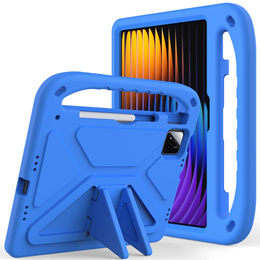 Detské puzdro pre Xiaomi Pad 7 / 7 Pro, s rukoväťou, modré