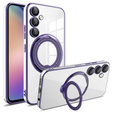 Magnetické puzdro pre Samsung Galaxy A36 5G, pre MagSafe, fialové