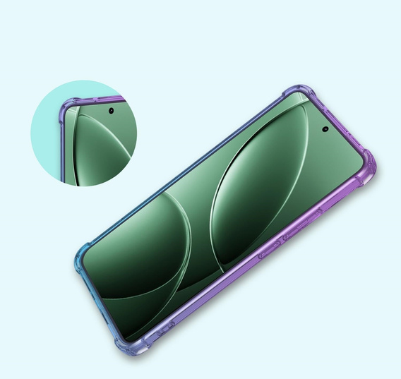 Puzdro pre Xiaomi Poco F7 Ultra, Gradient Dropproof, Fialová / modrá