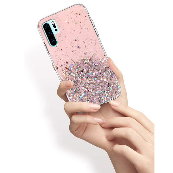 Obal na mobil pre Huawei P30 Pro, Glittery, ružové