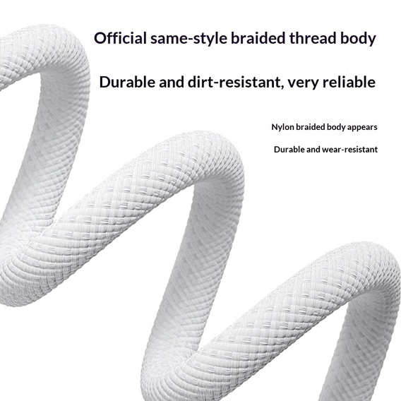 Magnetický USB-C nabíjací kábel pre Apple Pencil (2. generácia), biely