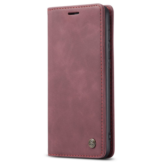 CASEME puzdro pre Samsung Galaxy A53 5G, Leather Wallet Case, červené