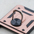 Pancierované obal na mobil pre Samsung Galaxy Z Flip5 5G, Nox Case Ring, ružové rose gold