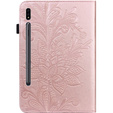 Puzdro s chlopňou pre Samsung Galaxy Tab S7, flower, modré