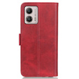 Klapkové puzdro pre Motorola Moto G53 5G / G13 / G23, Wallet, červené