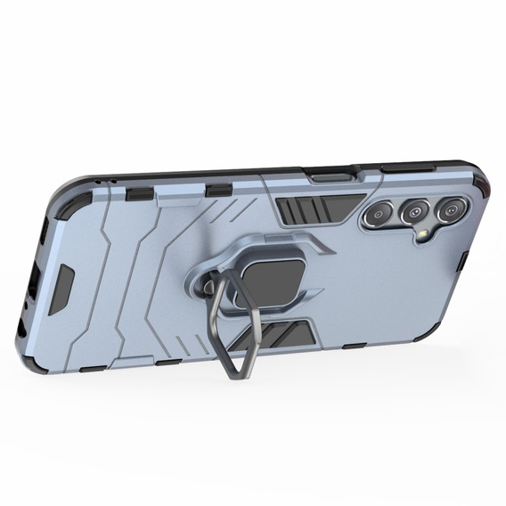 Obal na mobil pre Samsung Galaxy M34, Kickstand Ring, modré
