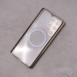 Magnetické puzdro Dual Glass MagSafe pre Samsung Galaxy S22 Ultra, zlaté