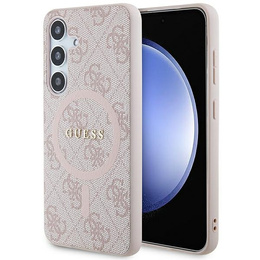 Puzdro Guess HC MagSafe PU 4G Ring Classic Logo pre Samsung Galaxy S24