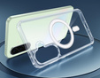 Puzdro pre Samsung Galaxy A36, Dropproof MagSafe, priehľadné + tvrdené sklo 9H