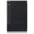 Puzdro pre Samsung Galaxy Tab S9, Smartcase s priestorom pre stylus, čierne