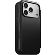 Puzdro Nomad pre iPhone 17 Pro Max, Modern Leather Folio, čierne