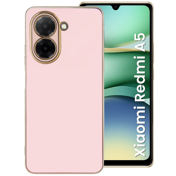 Puzdro pre Xiaomi Redmi A5, Glamour CamShield, ružové rose gold