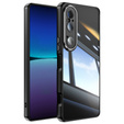 Puzdro pre Sony Xperia 1 VI, Fusion Hybrid, s ochranou fotoaparátu, transparentné / čierne