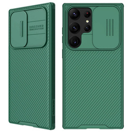Puzdro pre Samsung Galaxy S23 Ultra, pancierované Nillkin, CamShield Pro, zelený