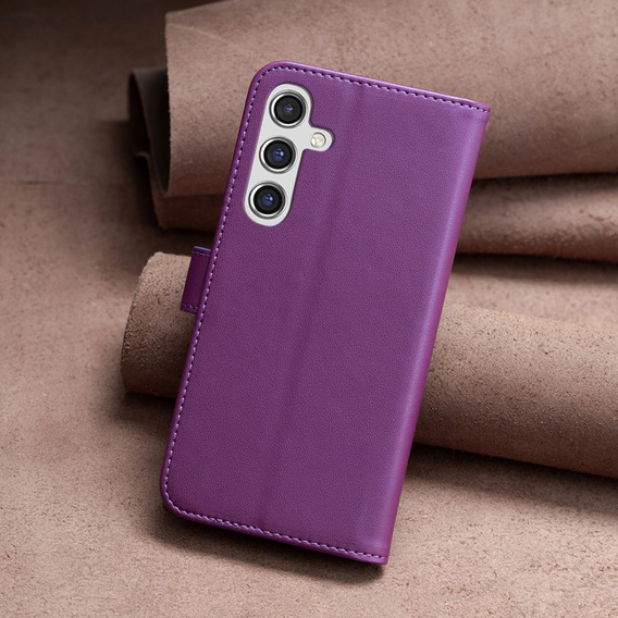 Klapkové puzdro pre Samsung Galaxy A55 5G,BINFEN Wallet, fialové