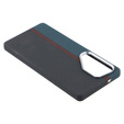 Puzdro pre Samsung S25 Ultra, Carbon Fiber MagSafe, čierna / modrá