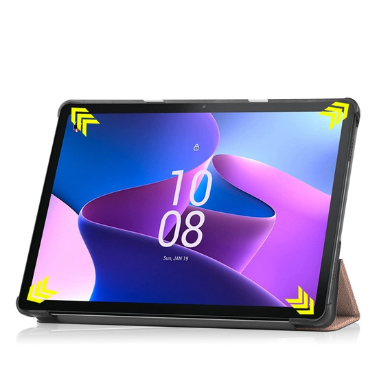 Puzdro pre Lenovo Tab M10 10.1 Gen 3 TB-328FU/TB-328XU, Smartcase, ružové rose gold