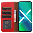 Klapkové puzdro pre Motorola Moto G53 / G23 / G13, KHAZNEH RFID, Dual Color, červené