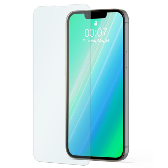 2x tvrdené sklo pre iPhone 14 Plus, ERBORD 9H Hard Glass na displeji