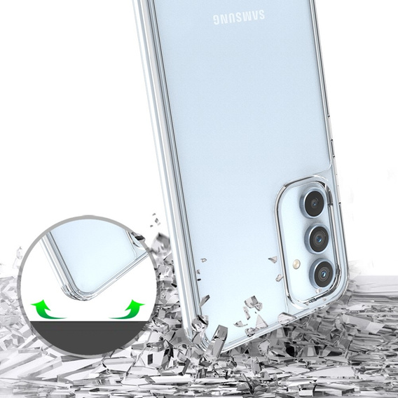 Obal na mobil pre Samsung Galaxy A54 5G, Fusion Hybrid, priehľadné