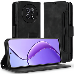 Klapkové puzdro pre Realme 12, Card Slot, čierne