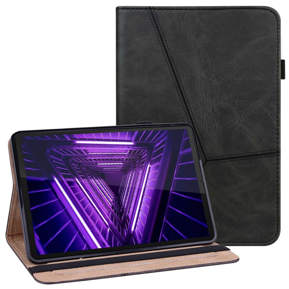 Puzdro pre Lenovo Tab M10 Plus 10.6 Gen 3 TB-125F TB-128F, Classic, s priestorom pre stylus, čierne