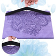 Puzdro s chlopňou pre Xiaomi Redmi Pad SE 11", flower, fialové