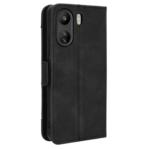 Klapkové puzdro pre Xiaomi Redmi 13C / Poco C65, Card Slot, čierne