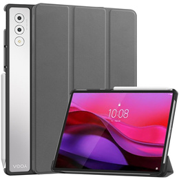Puzdro pre Lenovo Yoga Tab Plus, Smartcase, sivé