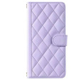 Puzdro s chlopňou pre Motorola Moto G24 / G24 Power / G04, Rhombus Crossbody Leather, fialové