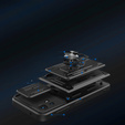 Obrnené puzdro pre Motorola Edge 30 Neo 5G, Camera Slide Card Slot, čierne