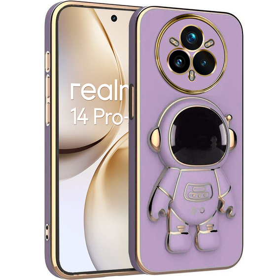 Obal na mobil pre Realme 14 Pro 5G, Astronaut, fialové