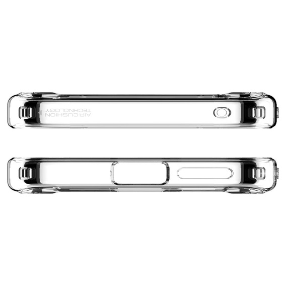 Puzdro MagSafe Spigen pre Google Pixel 9A, Ultra Hybrid, transparentné / biele + tvrdené sklo 9H