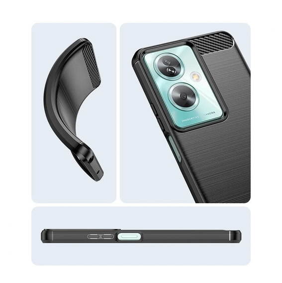 Obal na mobil pre Oppo A79 5G, Carbon, čierne