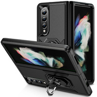 Pancierované obal na mobil pre do Samsung Galaxy Z Fold 4 5G, Nox Case Ring, čierne