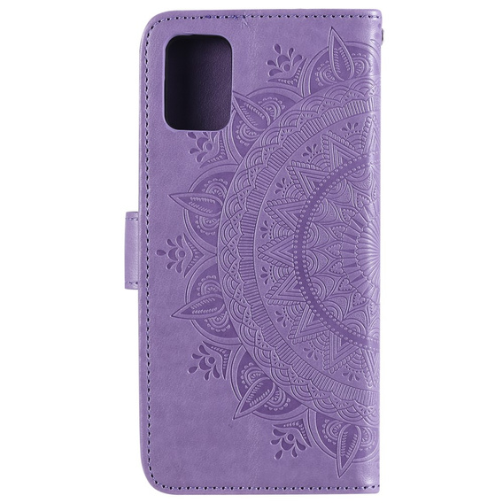 Klapkové puzdro pre Oppo Reno6 5G, Mandala, fialové