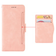 Klapkové puzdro pre Motorola Moto G15 / Motorola Moto G15 Power, Card Slot, ružové